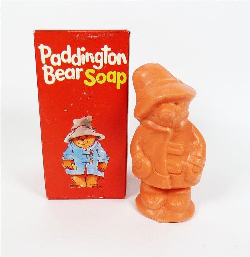 Vintage 1977 Boxed Richards & Appleby Paddington Bear Novelty Figural Soap 100g Unused Version 1
