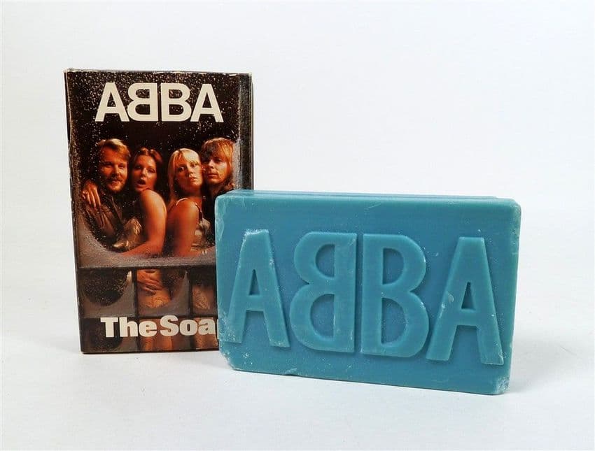 Vintage 1978 Boxed Abba The Soap Figural Cassette Tape Novelty Soap Grossmith England 130g Unused