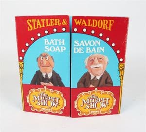 Vintage 1979 Boxed J Grossmith The Muppet Show Statler & Waldorf Novelty Figural Soap 125g Unused