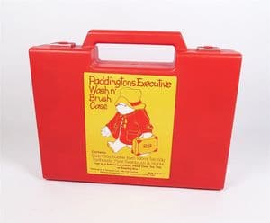 Vintage 1981 Richards & Appleby Paddington Bear Executive Wash n Brush Case Washing Kit
