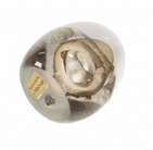 Vintage 1982 Atelier Pavel Molnar Studio Werkstatte Glass Paperweight Signed AM 82 Original Label