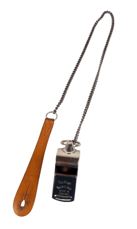 Vintage Acme Hudson L&NER London & North East Railways Mailpost Thunderer Guards Whistle Escargot