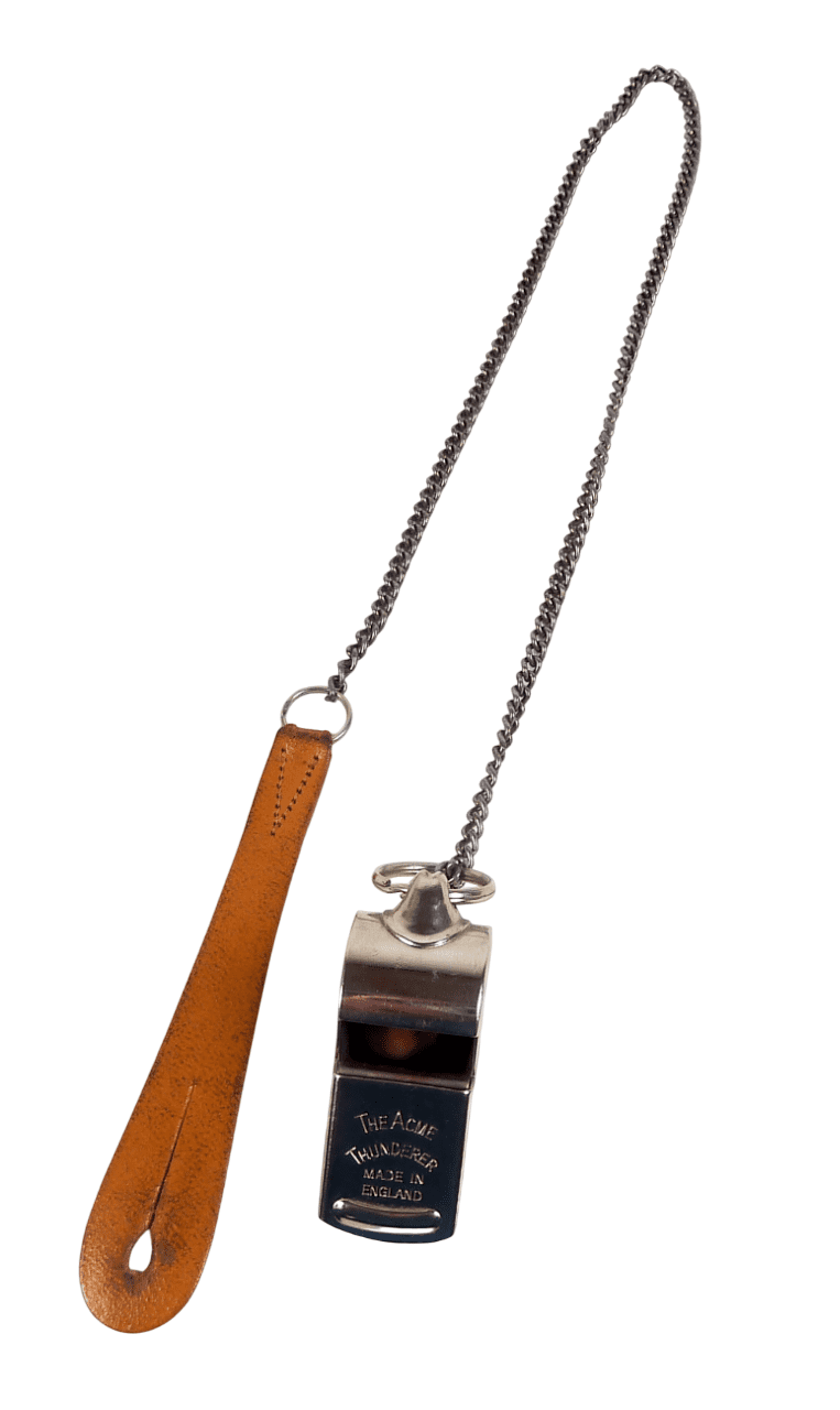 Vintage Acme Hudson L&NER London & North East Railways Mailpost Thunderer Guards Whistle Escargot