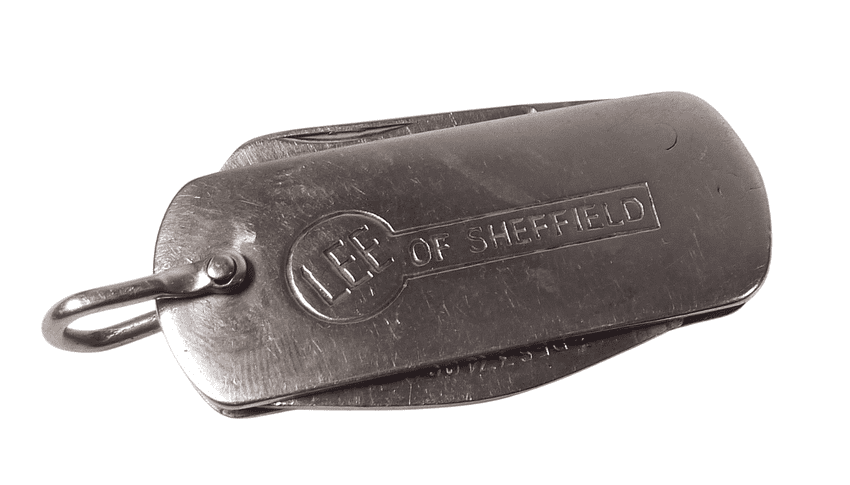Vintage Advertising Arthur Lee of Sheffield Folding Pocket Knife Bottle Opener Screwdriver Reg No