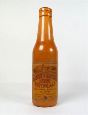 Vintage Advertising Beer Bottle Shape Castlemaine Perkins Brisbane Australia XXXX Clothes Brush Bar