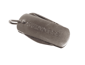 Vintage Advertising Guinness Irish Harp Sheffield Folding Pocket Knife Bottle Opener Screwdriver Reg