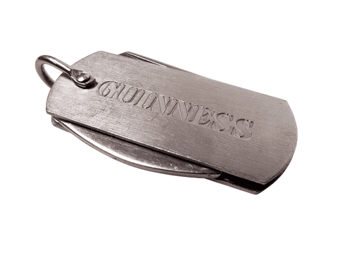Vintage Advertising Guinness Irish Harp Sheffield Folding Pocket Knife Bottle Opener Screwdriver