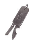 Vintage Advertising Promo Jaguar Aircraft Sheffield Folding Pocket Knife Opener Screwdriver