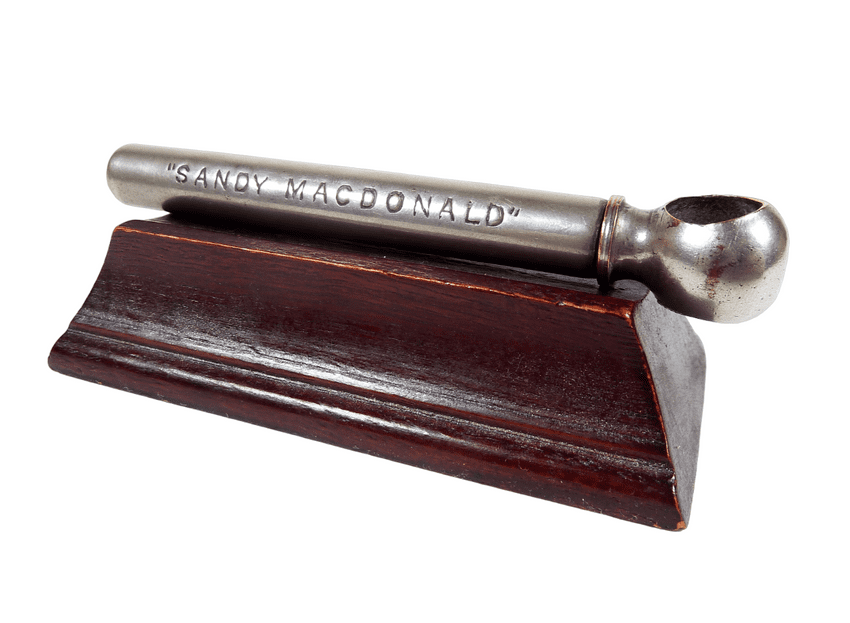 Vintage Advertising Sandy Macdonald Scotch Whiskies Whisky Pocket Sheath Picnic Corkscrew 1930s