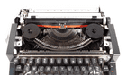 Vintage AEG Olympia Traveller de Luxe S Portable Manual Typewriter in Case 1970s 1980s New Ribbon