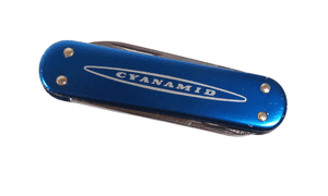 Vintage American Cyanamid Co Advertising Promotional Victorinox Folding Pocket Knife File Scissors