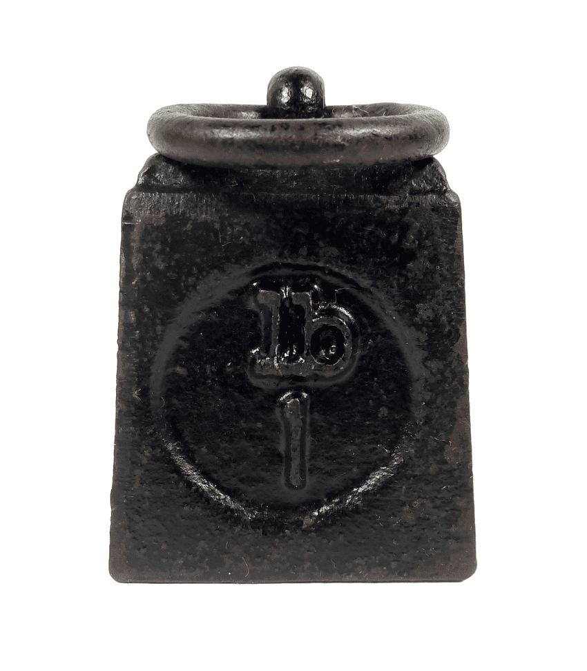 Vintage Antique GPO General Post Office Cast Iron Ring Top 1lb One ...