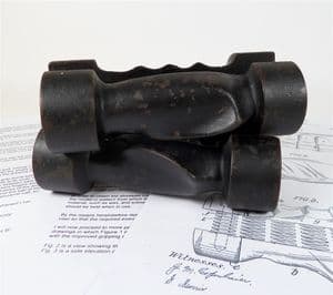 Vintage Antique Weights Sandow's Eugen Sandow 1917 Improved Patent Spring Grip Dumb Bells Dumbbells