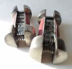 Vintage Antique Weights Sandow's Eugen Sandow Patent Spring Grip Dumb Bells Circa 1900s Gents Mens Dumbbells