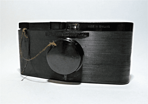 Vintage Art Deco Camera Purma Special 127 Roll Film Black Bakelite Circa 1940s London