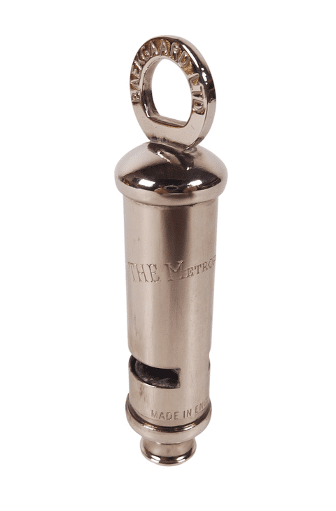 Vintage Baekgaard Ltd Retailer USA Metropolitan Police Style Designer Whistle Circa 1980s Hudson
