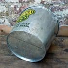 Vintage Bar Galvanised Metal A Marca Bravara Brazil Beer Ice Bucket Cooler Cafe Wine Pail Planter