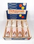 Vintage Bar Libbey Party Time Glass Set Eight 12 1/2oz Tumblers Boxed 1950s Unused Drinking Glasses
