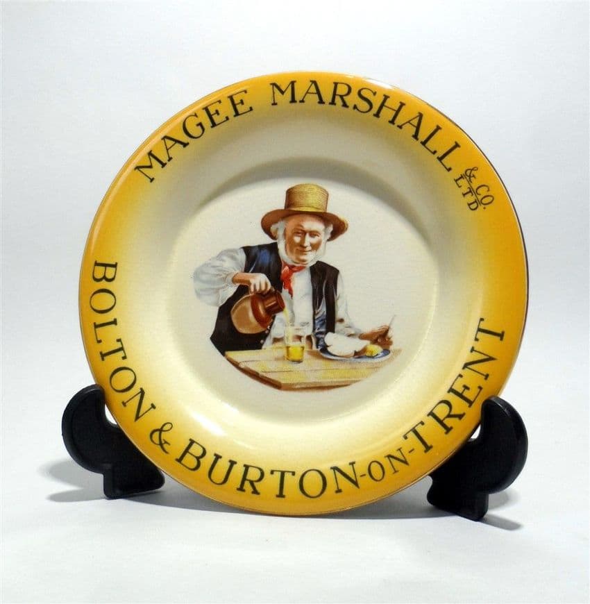 Vintage Bar Magee Marshall Bolton Burton On Trent Brewery Ash Tray Hancock Corfield Waller Pictorial