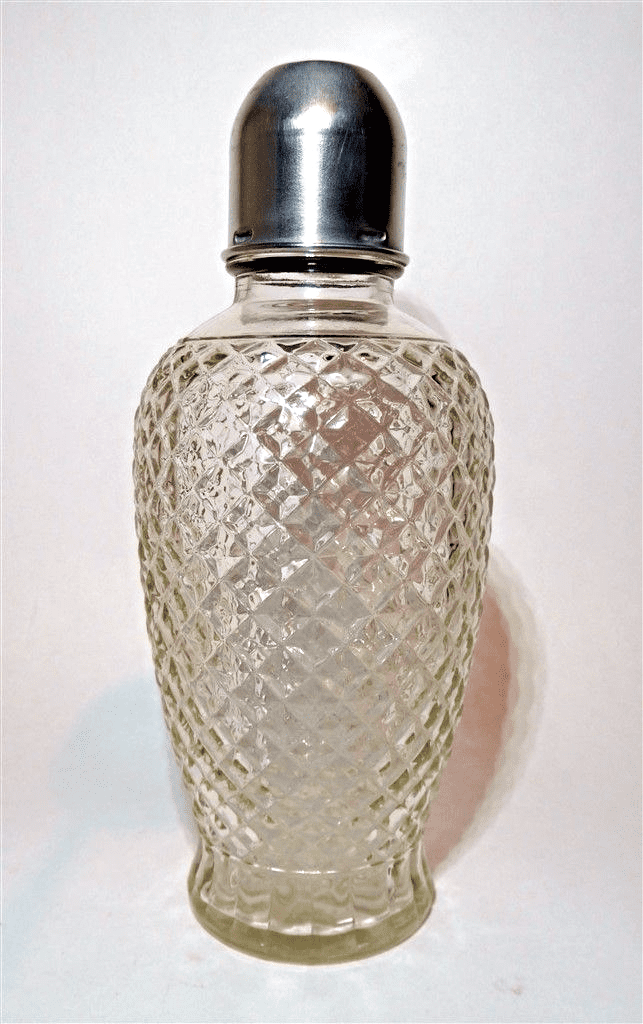 Vintage Bar Mid Century Hobnail Glass Cocktail Shaker Decanter Circa 1940s Cocktails Party Drinks