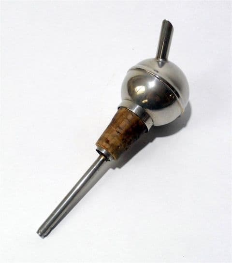 Vintage Barware Bar Pub English Chrome No.6 3/4oz 2.1cl 21ml Ball Measure Pourer Circa 1950s