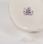 Vintage Belleek Co. Fermanagh Scalloped Edge Shamrock Vase 8th Mark 1993-97 Irish Porcelain