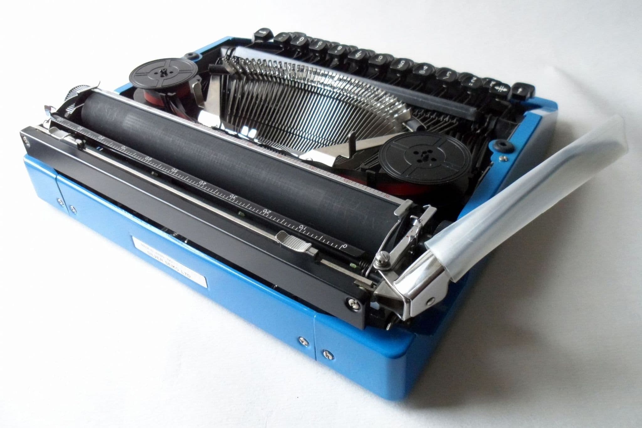 Vintage Blue Seiko Silver Reed Silverette II 2 Portable Manual ...