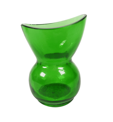 Vintage Boval Trademark Ophthalmic Green Glass Reservoir Type Eye Wash Bath 1950s Tablet Eye Lotion