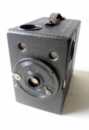 Vintage Box Camera Ernemann Dresden Germany Film K 120 Roll Film Twin Viewfinder Circa 1920s 1930s