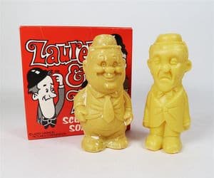 Vintage Boxed 1970s Norton London Laurel & Hardy Novelty Sculpted Figural Soap 195g Unused Harmon