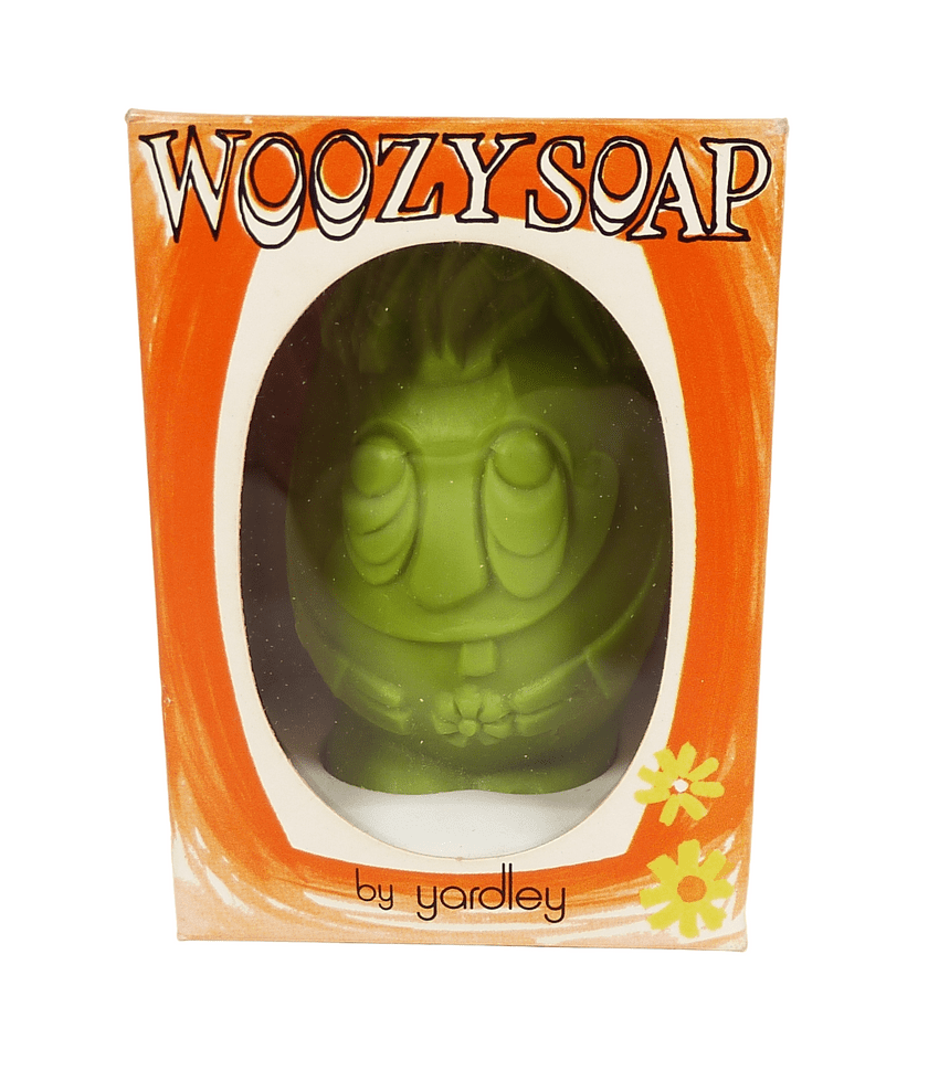 Vintage Boxed 1973 Yardley London Woozy Novelty Figural Soap Unused Woozies Books John Castle