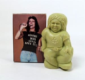 Vintage Boxed AC-DC Bon Scott Pop Scene Novelty Soap Grosvenor London England 64g Unused 1970s