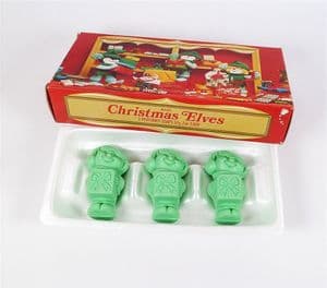 Vintage Boxed Avon Irish Christmas Elves Novelty Figural 3 Perfumed Soaps 57g Each Unused 1970s Elf