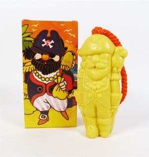 Vintage Boxed Avon New York London Pirate Pete Novelty Figural Soap On A Rope 120g Unused 1970s