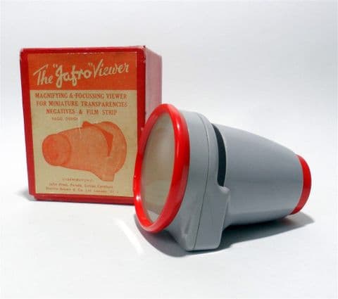 Vintage Boxed B & A Ltd Jafro Magnifying & Focussing Viewer 50s Transparencies Negatives Film Strip