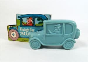 Vintage Boxed Boots of Nottingham Vintage Car Novelty Figural Soap 177g Unused Circa 1970s Classic