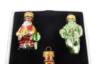 Vintage Boxed Hand Crafted Glass Christmas Tree Decoration Ornaments Western Cowboy Pacconi
