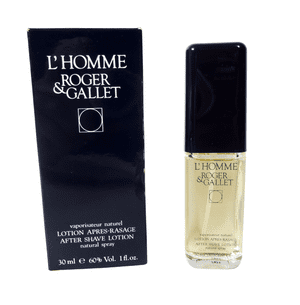 Vintage Boxed Mens After Shave Aftershave Lotion Spray Roger & Gallet L' Homme 30ml Unused