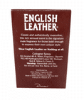 Vintage Boxed Mens Dana English Leather Cologne Spray Mini Travel 0.5 fl oz 15ml Unused as New 1980s