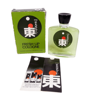 Vintage Boxed Mens Unicliffe Hai Karate Fresh Up Cologne 120cc 120ml c/w Leaflet