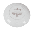 Vintage Boxed Spode England Victorian Christmas Series Decorative Plate No 2 The Skaters Skating