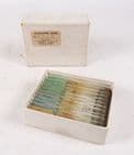 Vintage Boxed T Gerrard Sussex London Microscope Slides 1306 Set Circa 1960s Skin Blood Stem Etc