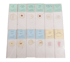 Vintage Boxed T Gerrard Sussex London Microscope Slides 1306 Set Circa 1960s Skin Blood Stem Etc