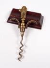 Vintage Brass Figural English Witches Cat 2 Two Finger Pull Corkscrew 1930s Halloween Witch