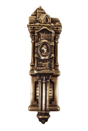 Vintage Brass William Shakespeare 1564 - 1616 Door Knocker Circa 1930s - Nutcracker Link