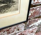 Vintage Brig o' Balgownie Aberdeen Scotland Etching W 'Willie' S Percy framed Dutton & Sons Chester