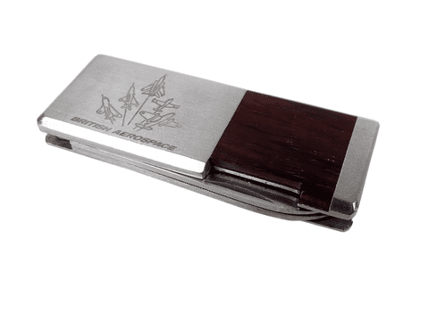 Vintage British Aerospace Aircraft Plane KaiCut GP Stainless Folding Pocket Knife File Scissors Clip