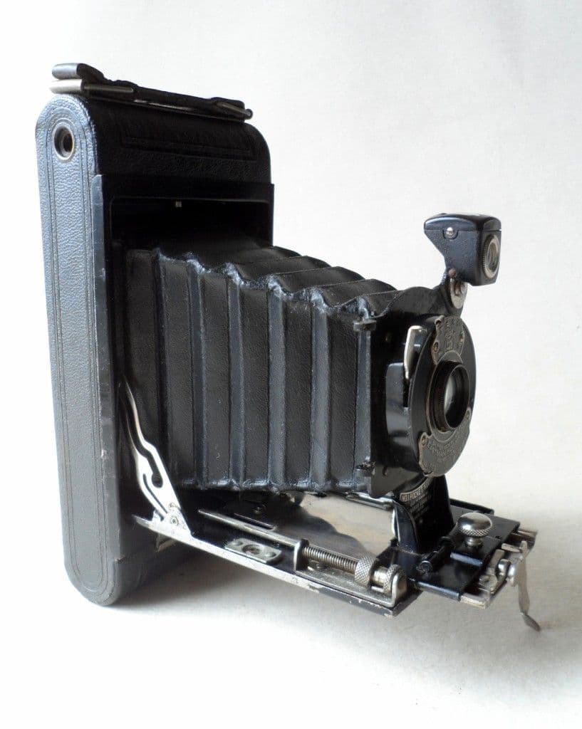 Vintage Canadian Kodak No.1 Pocket Autographic A120 120 Roll Film Folding Camera Circa 1920s Kodex No. 0 Lens New York USA