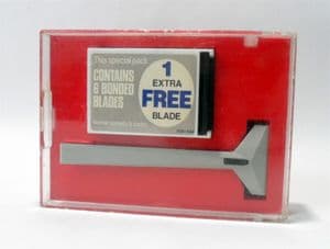 Vintage Cased Special Pack Wilkinson Sword Bonded Shaving System Safety Razor Set 1980s Blades