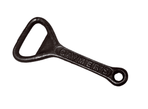 Vintage Cast Iron Crown Cork Bottle Opener Gaymer's Gaymers Cyder Circa 1920s Cider